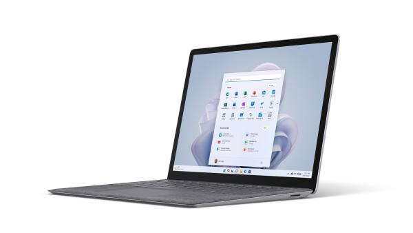 Microsoft Surface Laptop 5 13,5 silver | Intel 1245U Core i5 10x1.60 GHz | N. V. | 2556x1504 | Intel Iris Xe SM | 8 GB LPDDR5 | 256 GB SSD | WLAN | Bluetooth | Webcam | TOUCH | Backlight-Tastatur | W11PRO ESET | DE | refurbished | 24 Monate Garantie